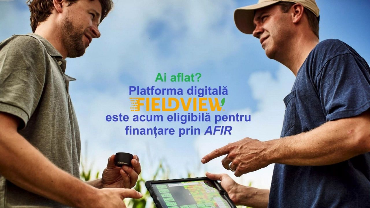 Platforma FieldView, eligibilă pentru finanțare prin AFIR